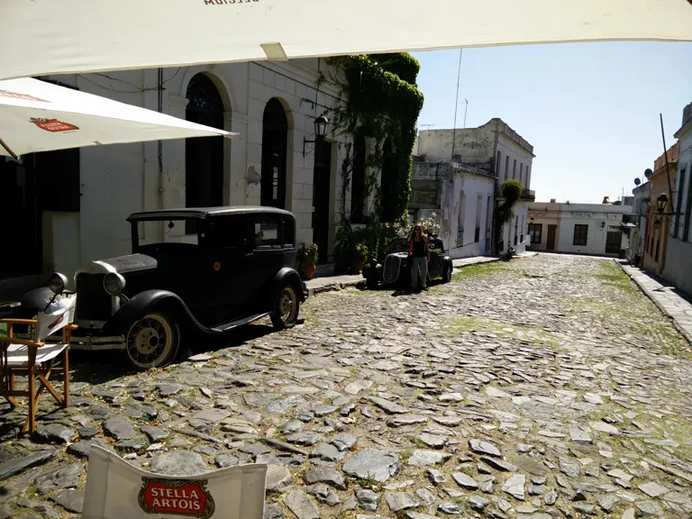 Vintage cars parked around the historic quarter, as familiar as the cobblestone.
