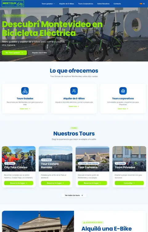 Captura de beetourbike.com