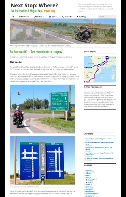 Captura de nextstopwhere.com/2016/12/13/how-was-it-uruguay